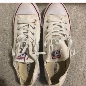Lightly used white converse